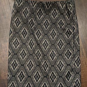 Stitch Fix Renee C. Black lace pencil tube skirt-